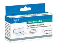 Höga - Pharm transparante wondfolie, doorzichtig, stoomsteriliserend, zelfklevend derm-rol, 10 cm x 1 m