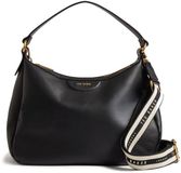 Ted Baker Sac bandoulière en cuir Esiah Webbing Slouchy Hobo Bag Noir
