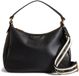 Ted Baker Sac bandoulière en cuir Esiah Webbing Slouchy Hobo Bag Noir