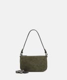 Liebeskind Berlin Crossbody Olijfgroen Leer Ritssluiting 18 x 11 x 4 cm