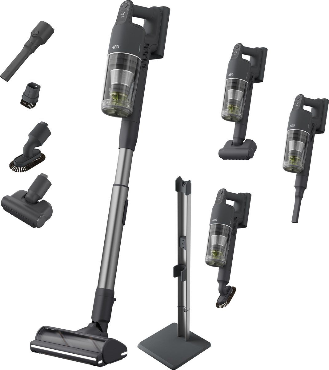 AEG AP91AB21DG Animal 9000 - Draadloze Steelstofzuiger - Donkergrijs