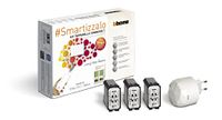 Bticino SKW3602KIT, rolluikset voor Living Now Smart SKW3602KIT, bestaande uit 1 gateway plug-in wit S36GWDC en 3 bedieningselementen voor rolluiken K4027C