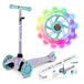 COIL tricycle scooter, children's scooter, balance bike, tricycle balance bike, city scooter, ABEC-7 bearings, 3-way handlebar adjustment, LED wheels, Kitty