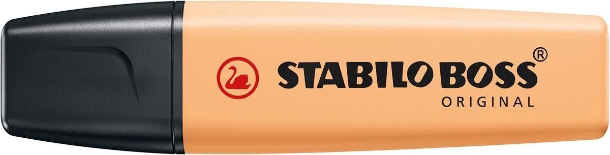 Stabilo Boss Original Markeerstiften - Pastelkleuren - 10 stuks - Zacht oranje