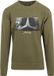 Mister Tee - Pray Crewneck sweater/trui - L - Olijfgroen