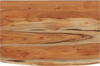vidaXL Wandschap rechthoekig natuurlijke rand 70x40x3,8 cm acaciahout