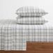 Eddie Bauer Twin lakenset, warm katoen flanellen beddengoed, diepe buidels, geborsteld voor extra zachtheid, behaaglijke woondecoratie, Oeko-Tex gecertificeerd, ivoor [Beacon Hill Ivory], Twin