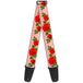 Buckle-Down GS-W31854 "Rose Trio/Bladeren Pink" Gitaar Strap