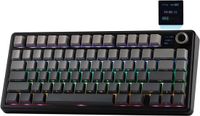 EPOMAKER x AULA F75 MAX - Zwart/Grijs - Mechanisch Draadloos Toetsenbord - RGB - 75% - QWERTY