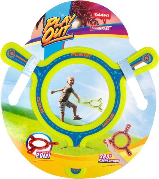 Merkloos 2-ass - Ronde Boomerang 'Sports applicatiespel, meerkleurig (62848Z)