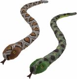 Nature Planet - Pluche slangen knuffels - set van 2x stuks van 150 cm
