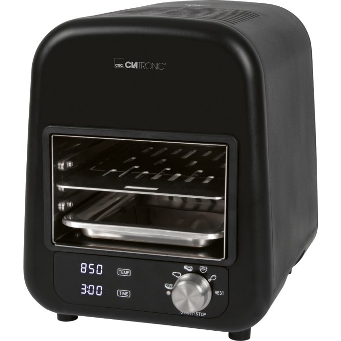Clatronic EBG 3760 Contactgrill - Zwart - 1600W - 5 Programma's - LED Display