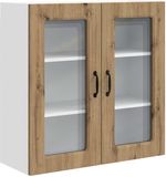 vidaXL Vaatwasserpaneel Kalmar Artisan Eiken 80 x 31 x 80 cm