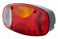 HELLA 2VP 343 640-041 Achterlicht - Cargoluna - Gloeilamp - 12V - Opbouw/Geschroefd - Lenskleur: meerdere kleuren - Stekker: Afscherming stekkercontact - rechts - Aantal: 1