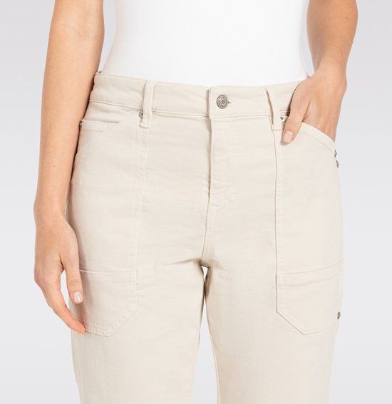 MAC - IOWA; L; Trousers MAC Ladies - 0333L280300 - 014R - White - Size 42