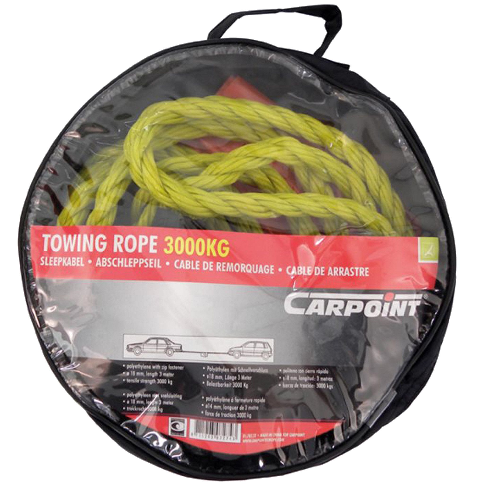 Carpoint Sleepkabel 3000 KG