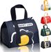 Dokeno Sac isotherme, Sac de pique-nique, Sac à lunch pour femmes et hommes, Sac boîte à lunch portable, Sac de pique-nique étanche, avec doublure en aluminium pour le travail et l'école