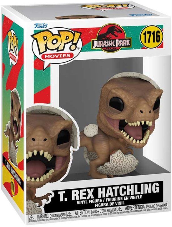 Funko Pop! T. Rex Hatchling vinylfiguur - Verzamelfiguur van 10 cm - 1716