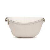 MANDARINA DUCK Mellow Leather Bum Bag Cocoon Lichtgrijs
