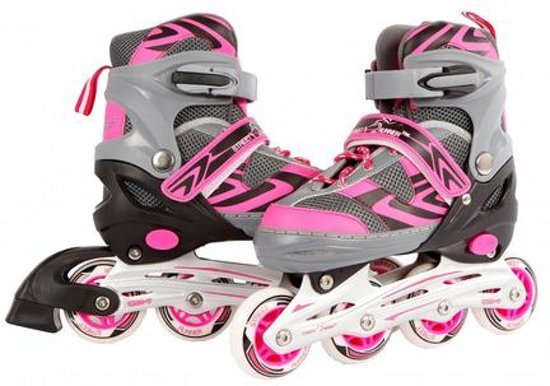 Street Runner Skates Roze 31-34 - Skates Meisjes Verstelbaar