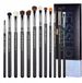 JESSUP Pro Oogschaduw Kwasten Set T339 - 12 Stuks