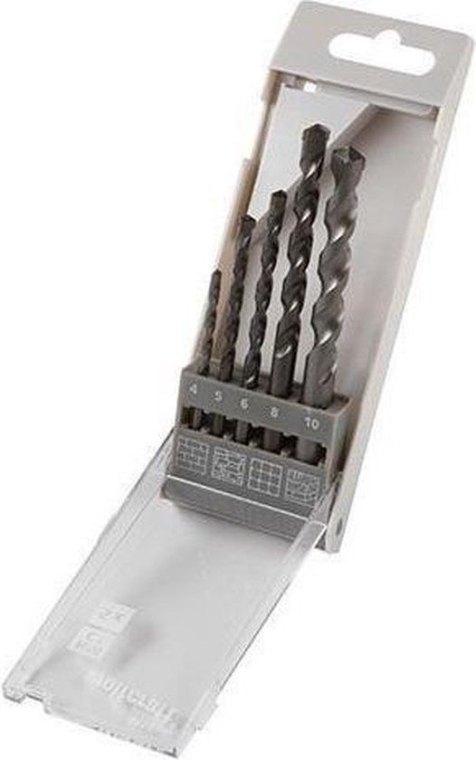 Wolfcraft 8450000 Borenset - Steen - 5 Onderdelen