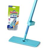 Spontex Easy System Max+ mop - microvezel dweilkop met geïntegreerd centrifugesysteem - reinigt laminaat, vloeren en tegels