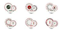 Excelsa Nutcracker bordenservies, 18-delig