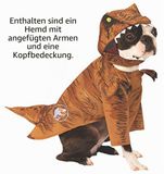 Rubie's Officiële Jurassic World: Vallen Kingdom Tyrannosaurus Rex T-Rex dinosaurus-hondenkostuum, maat XL
