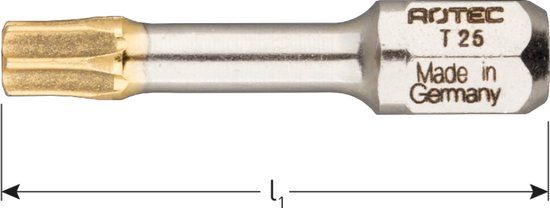 Rotec IMPACT schroefbit, diamond, T20x30 (Torx) (2st.)