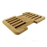 TOTALLY Cook Concept KA2137 onderzetter, uittrekbaar, 20 tot 30 cm, hout, bamboe, beige