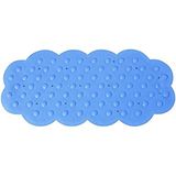 MSV Badmat, rubber, blauw, 44 x 92, calciumcarbonaat, 80 x 150 cm