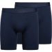 FALKE Daily Comfort Long Leg 2-Pack heren onderbroek grijs - maat XL