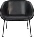 Zuiver Feston Fauteuil - Zwart - Design - Kunstleer
