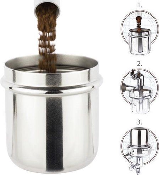 Motta Coffee Dosing Cup - RVS