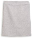 Tom Tailor - Comfortabele rok in gemêleerde look - Maat 38 - medium silver grey melange