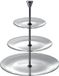 Utopia G60989-0000-B01001 Full Moon bordenstandaard, 3 etages, glasplaat 15,2 cm, 21 cm en 27,9 cm