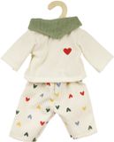Heless Poppenkleding Broek en Shirt Hart Confetti 35-45cm