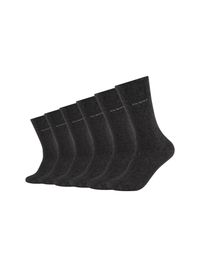Camano Sokken Dames sokken Heren sokken Zakelijke sokken Multipack, herensokken damessokken 6-pack Multipack sokkenpakket, comfortabele boord zonder elastische druk, comfortabel draagcomfort, verstevigde hiel en teen voor lange levensduur.