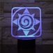 Wolobox Blizzard LED-lamp Hearthstone logo changement de couleur USB veilleuse et décoration