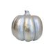 HEITMANN DECO Decoratieve pompoen van polystyreen, zilver, ca. 18 x 18 cm