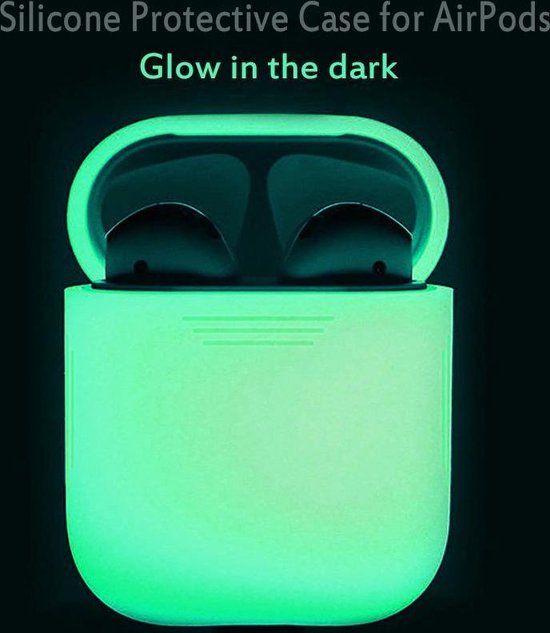 Airpods Silicone Case Cover - Glow in the Dark - Softcase for Apple Airpods