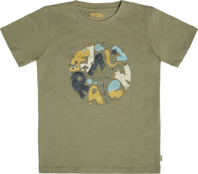 Fjällräven Forest Findings T-shirt Kids - Olive - Size 158 - 2023
