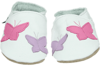 Starchild FLUTTERBYE WHITE - Pantoffels Meisjes Kinderpantoffels - Kleur: Wit/beige - Maat: 23.5