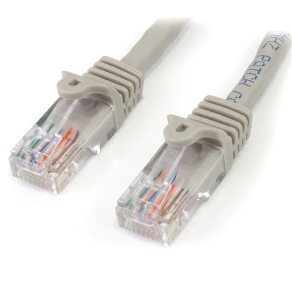 StarTech.com Cat5e patchkabel met snagless RJ45 connectors   1 m, grijs