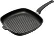 Eurolux Poêle à griller - 28 cm - Poignée amovible - Noir