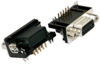 Intronics connecteur femelle D-sub 15 broches pour circuit imprimé
