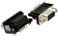 Intronics connecteur femelle D-sub 15 broches pour circuit imprimé