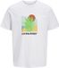 JACK&JONES JJBARBADOS TEE SS CREW NECK T-shirt Homme - White