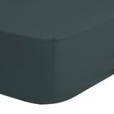 Good Morning Hoeslaken Jersey Katoen Stretch 30cm Hoge Hoek - dark green 180x220cm